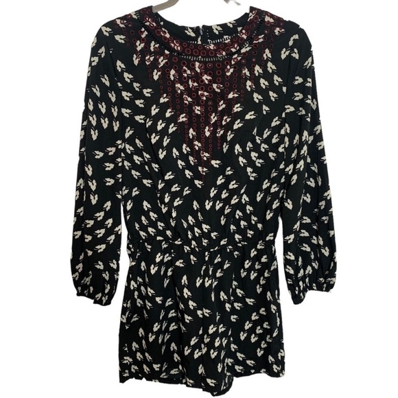 Ranna Gill Madine Printed Long Sleeve Romper - Picture 3 of 11